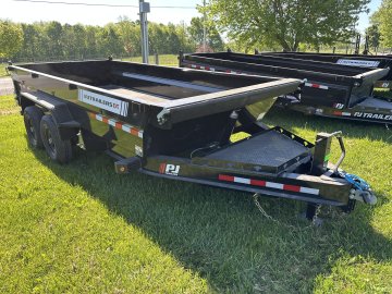 2027 PJ Trailers 16'x83" Low Pro Telescopic Dump