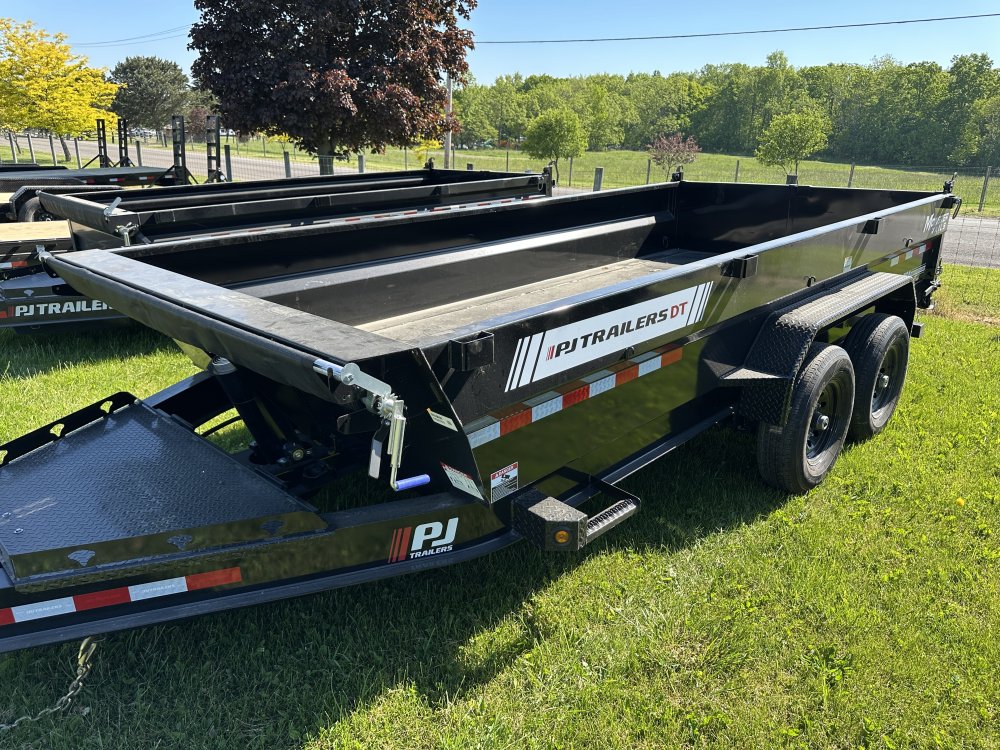 2027 PJ Trailers 16'x83" Low Pro Telescopic Dump