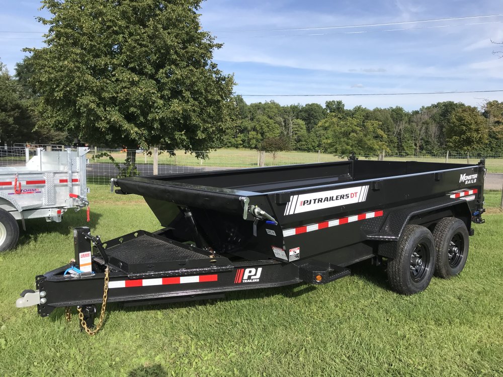 2027 PJ Trailers 14'x83" Low Pro Telescopic Dump
