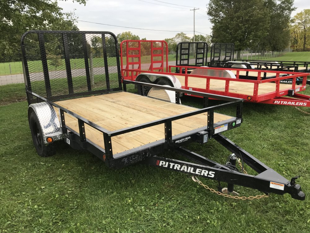 2027 PJ Trailers 10'x77" Sngl Axle Channel Utility