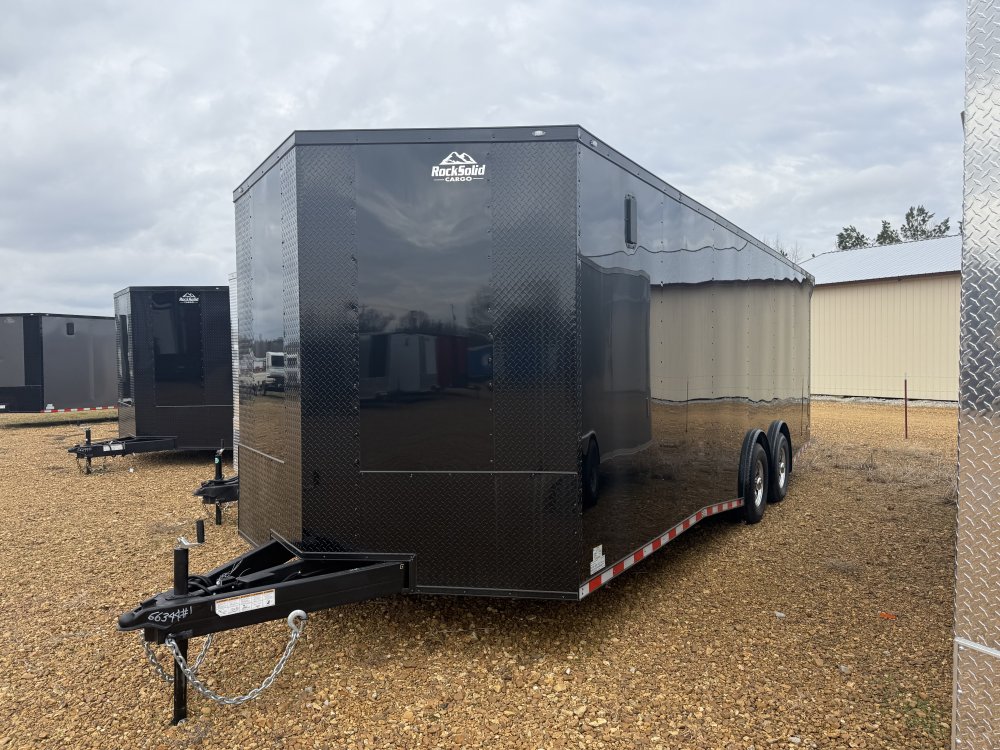 8.5' x 24' x 7' Rock Solid Cargo Enclosed 10k Payload