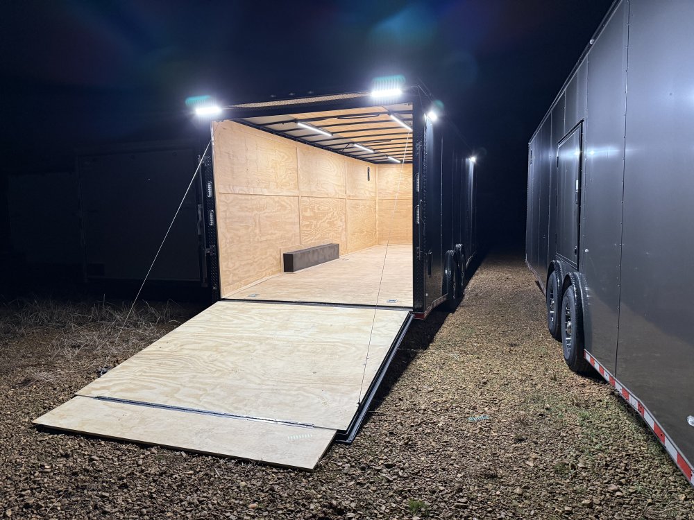 8.5' x 24' x 7' Rock Solid Cargo Enclosed 10k Payload