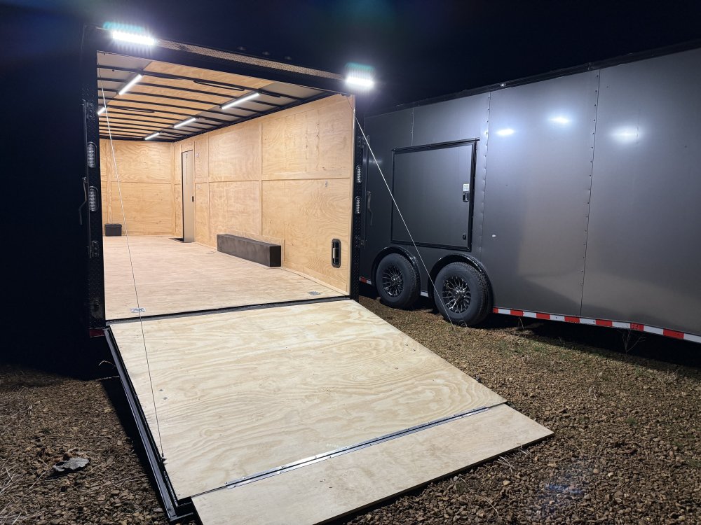 8.5' x 24' x 7' Rock Solid Cargo Enclosed 10k Payload