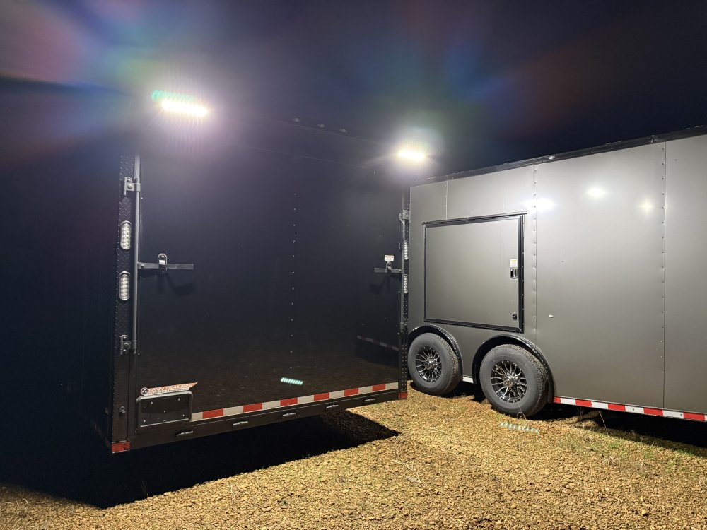 8.5' x 24' x 7' Rock Solid Cargo Enclosed 10k Payload