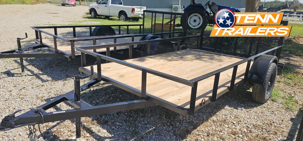 6' 4"x12' L&O Single Axle Utility Trailer
