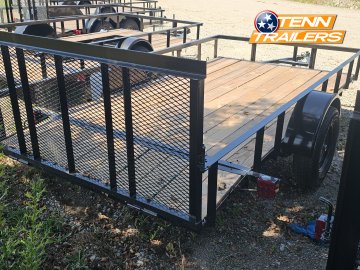 6' 4"x12' L&O Single Axle Utility Trailer