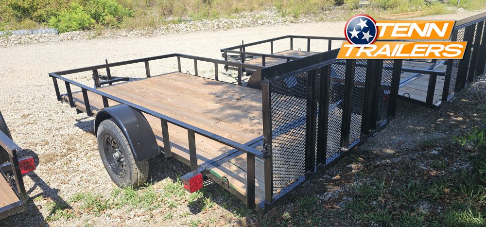 6' 4"x12' L&O Single Axle Utility Trailer
