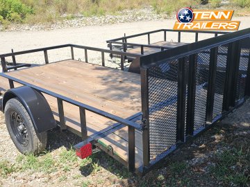 6' 4"x12' L&O Single Axle Utility Trailer