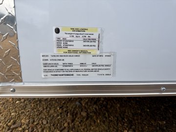 7'x16' Rock Solid Cargo Enclosed