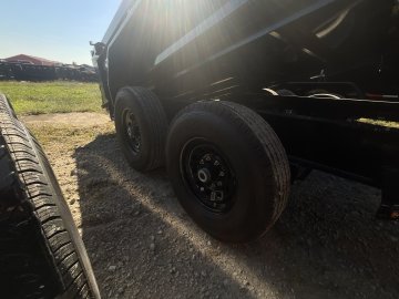 83"x14' Caliber Gooseneck Dump Trailer W/ 48" Sides