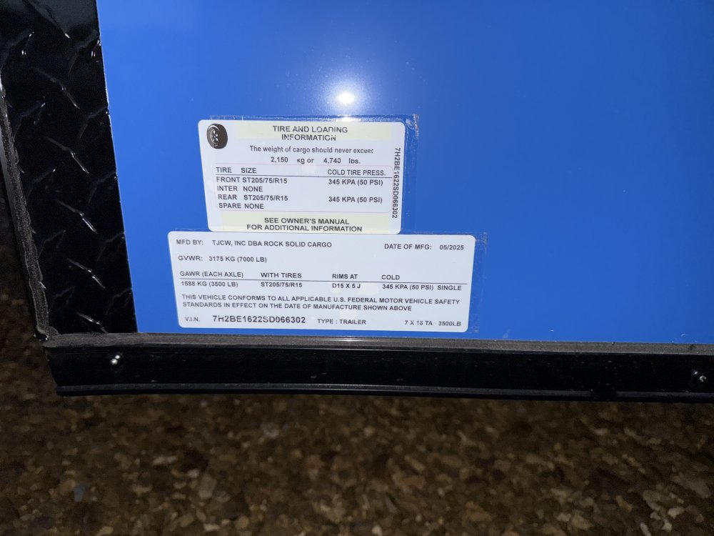 7'x16'x7' Rock Solid Cargo Enclosed