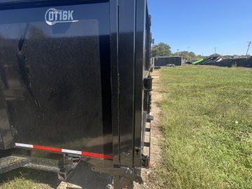 83"x16' Caliber Gooseneck Dump Trailer W/ 48" Sides