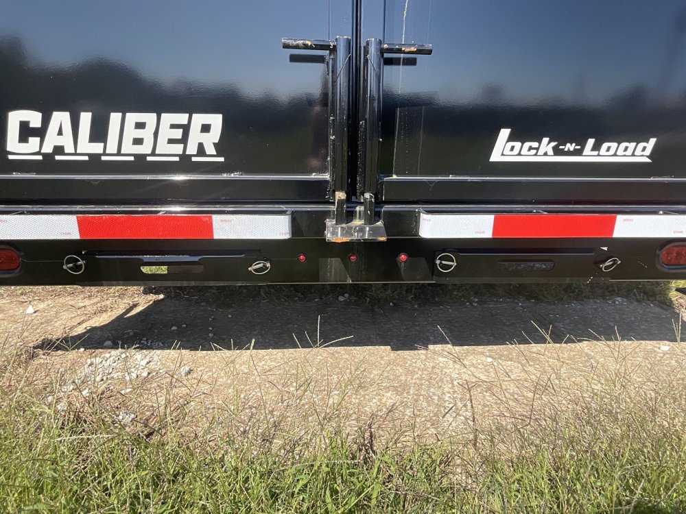 83"x16' Caliber Gooseneck Dump Trailer W/ 48" Sides 16k