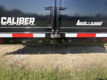 83"x16' Caliber Gooseneck Dump Trailer W/ 48" Sides 16k