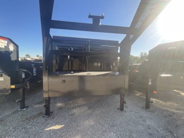 83"x16' Caliber Gooseneck Dump Trailer W/ 48" Sides