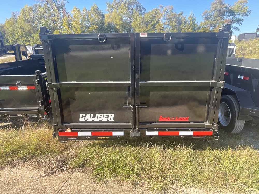 83"x16' Caliber Gooseneck Dump Trailer W/ 48" Sides