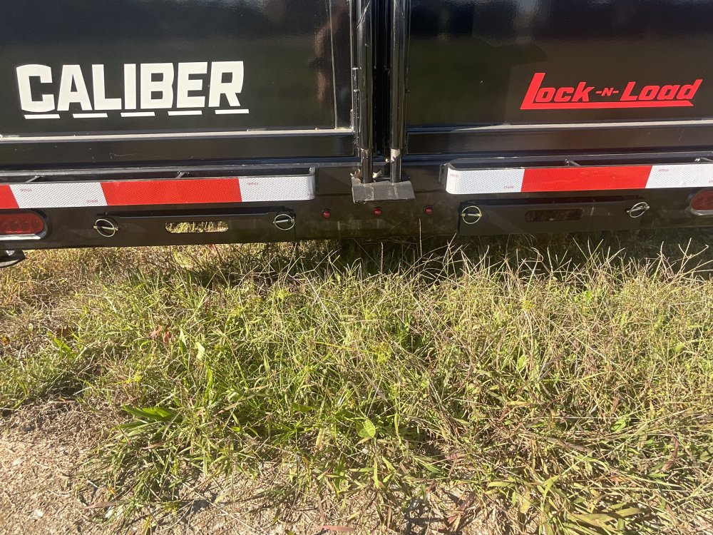 83"x16' Caliber Gooseneck Dump Trailer W/ 48" Sides