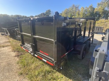 83"x16' Caliber Gooseneck Dump Trailer W/ 48" Sides