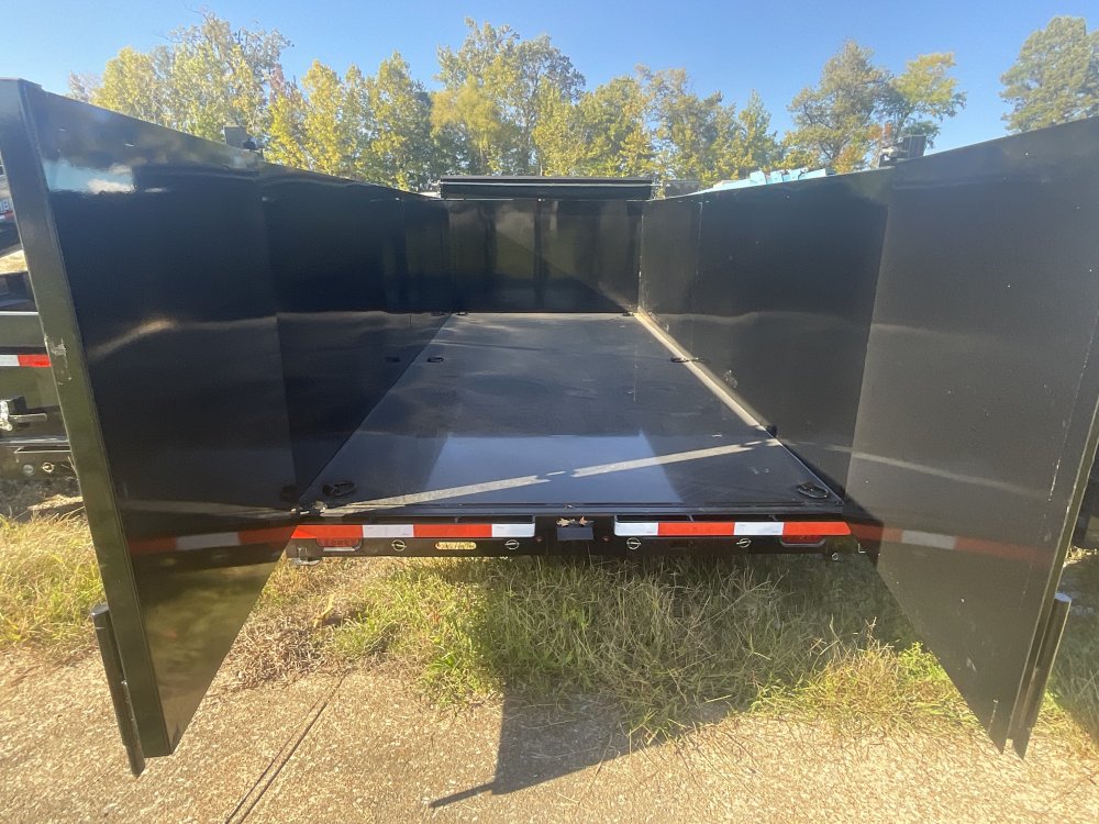 83"x16' Caliber Gooseneck Dump Trailer W/ 48" Sides