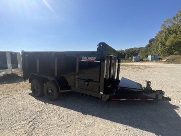 83"x14' Caliber Dump Trailer W/ 48" Sides
