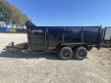 83"x14' Caliber Dump Trailer W/ 48" Sides