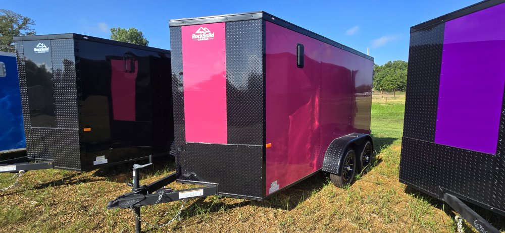6'x12' Rock Solid Cargo Enclosed Cargo WITH BARNDOORS