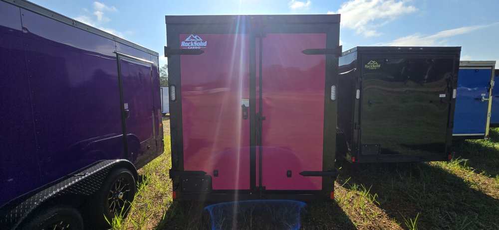 6'x12' Rock Solid Cargo Enclosed Cargo WITH BARNDOORS