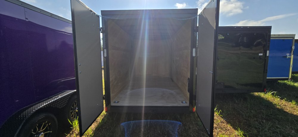 6'x12' Rock Solid Cargo Enclosed Cargo WITH BARNDOORS
