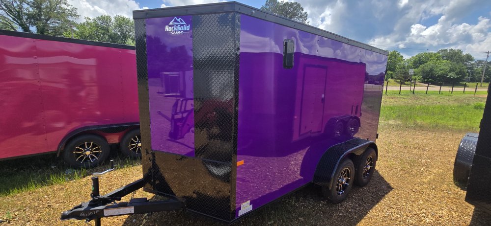 6'x12' Rock Solid Cargo Enclosed Cargo WITH BARNDOORS
