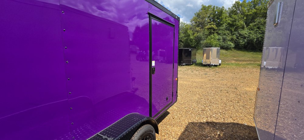 6'x12' Rock Solid Cargo Enclosed W/BARN DOORS