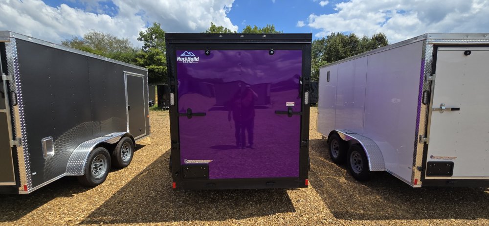 6'x12' Rock Solid Cargo Enclosed W/BARN DOORS