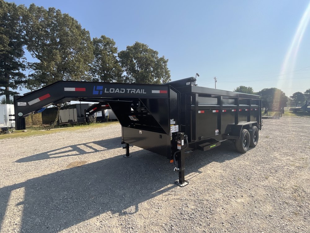 83"x16' Load Trail Gooseneck Dump With 48" Walls