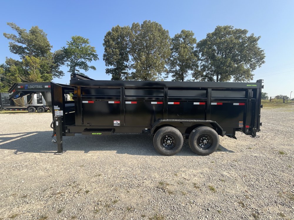83"x16' Load Trail Gooseneck Dump With 48" Walls