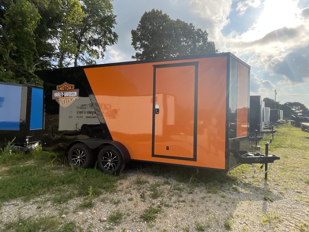 7'x16' Rock Solid Cargo Enclosed Cargo HARLEY DAVIDSON EDITION