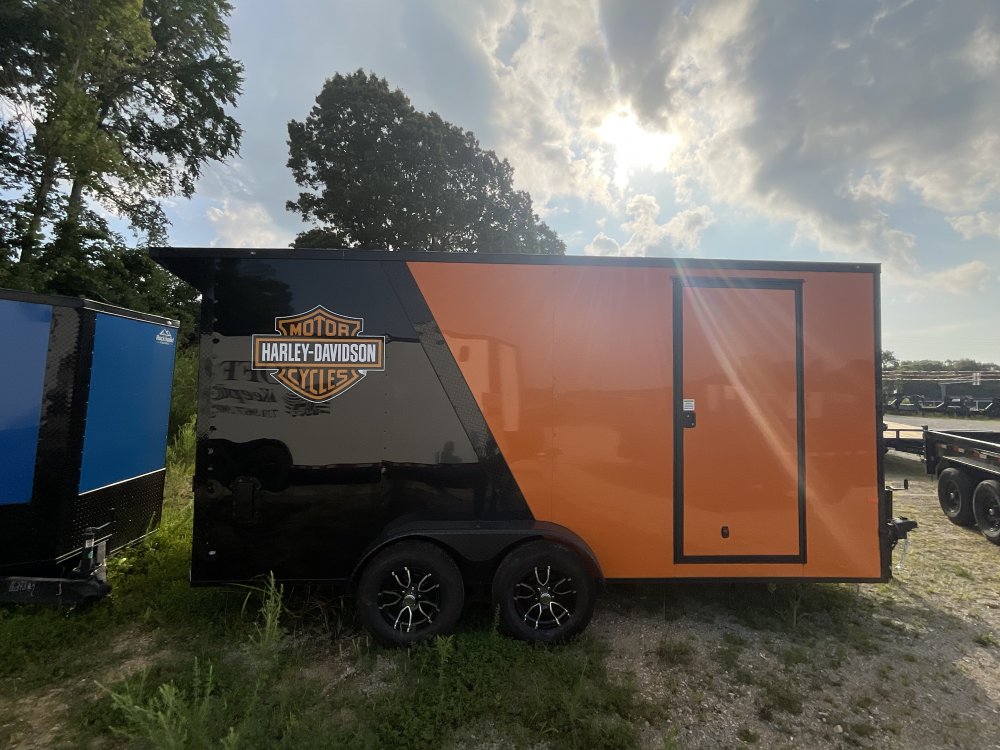 7'x16' Rock Solid Cargo Enclosed Cargo HARLEY DAVIDSON EDITION