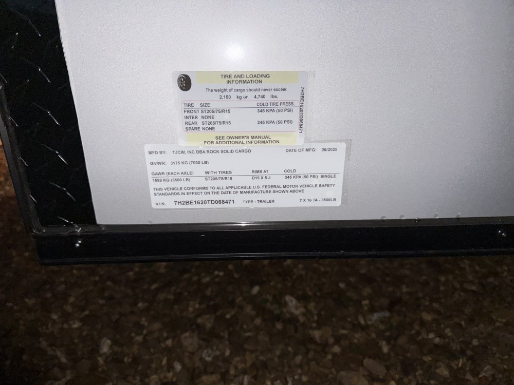 7'x16' Rock Solid Cargo Enclosed HARLEY DAVIDSON EDITION