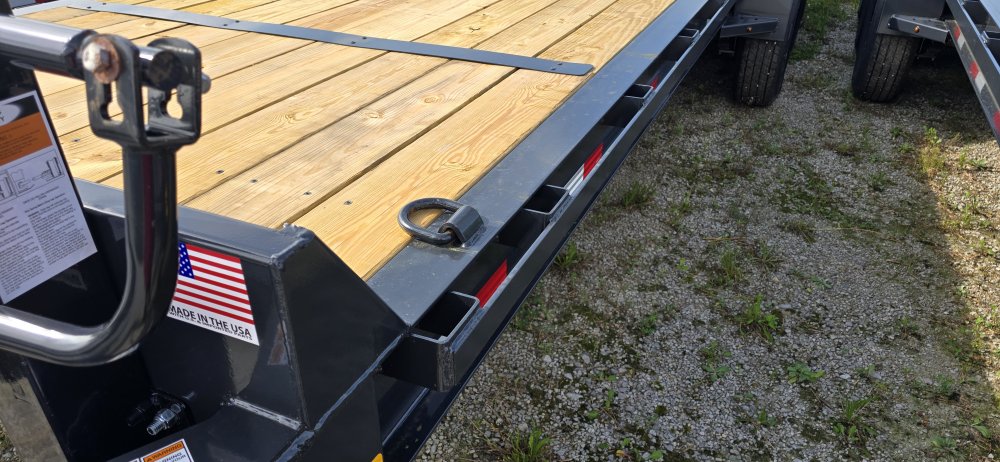 83"x24' Hillcrest Equipment Trailer 21k W/ Mega ramps