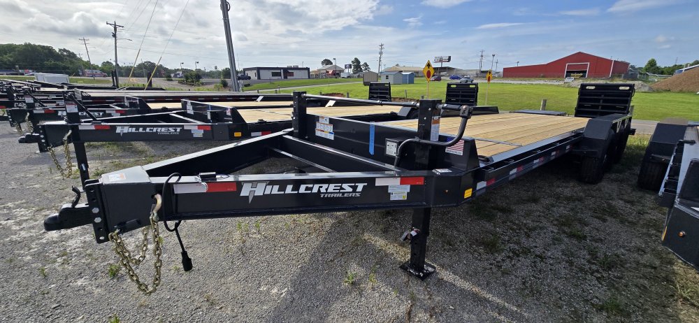 83"x24' Hillcrest Equipment Trailer 21k W/ Mega ramps