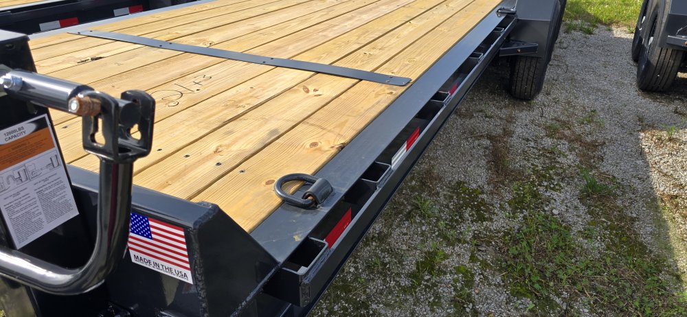 83"x24' Hillcrest Equipment Trailer 21k W/ Mega ramps