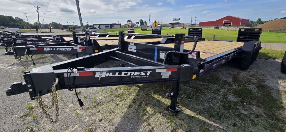 83"x24' Hillcrest Equipment Trailer 21k W/ Mega ramps