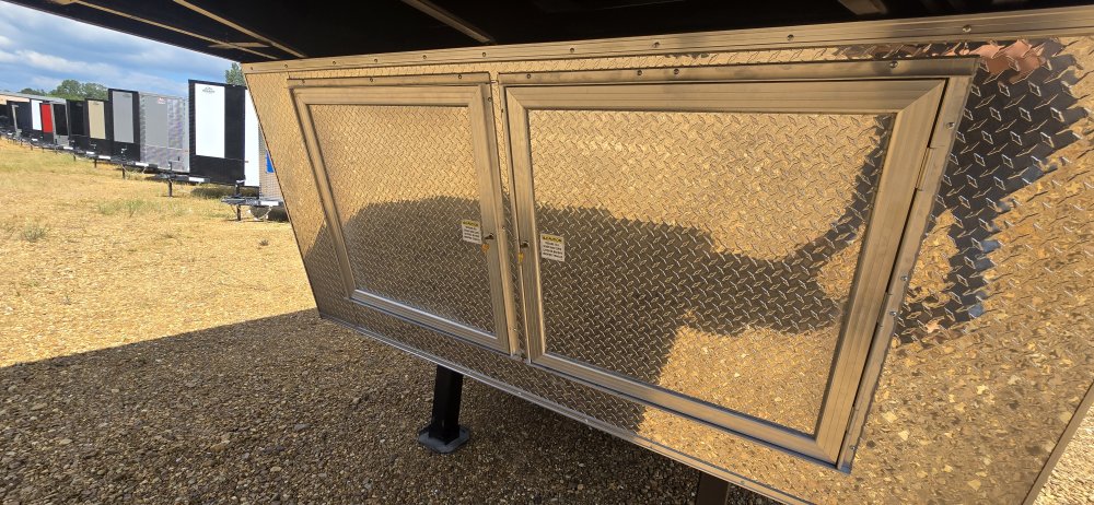 8.5'x40' Rock Solid Cargo Gooseneck Enclosed