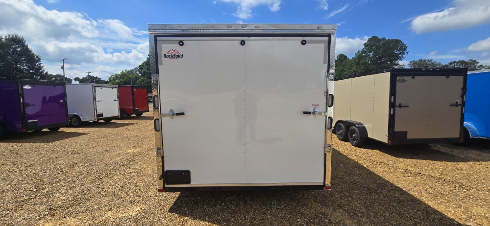 8.5'x40' Rock Solid Cargo Gooseneck Enclosed