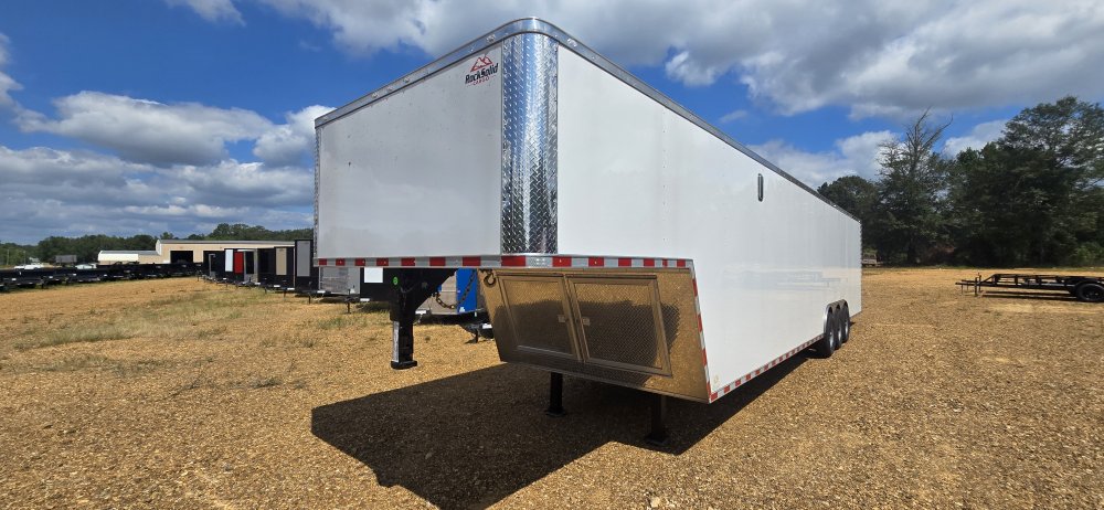 8.5'x40' Rock Solid Cargo Gooseneck Enclosed