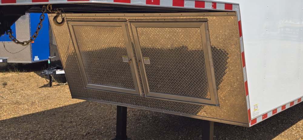 8.5'x40' Rock Solid Cargo Gooseneck Enclosed