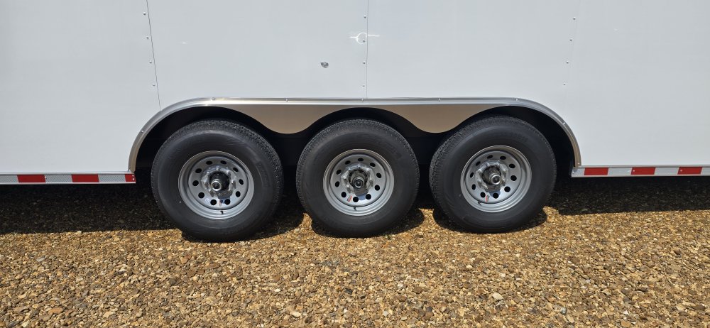 8.5'x40' Rock Solid Cargo Gooseneck Enclosed