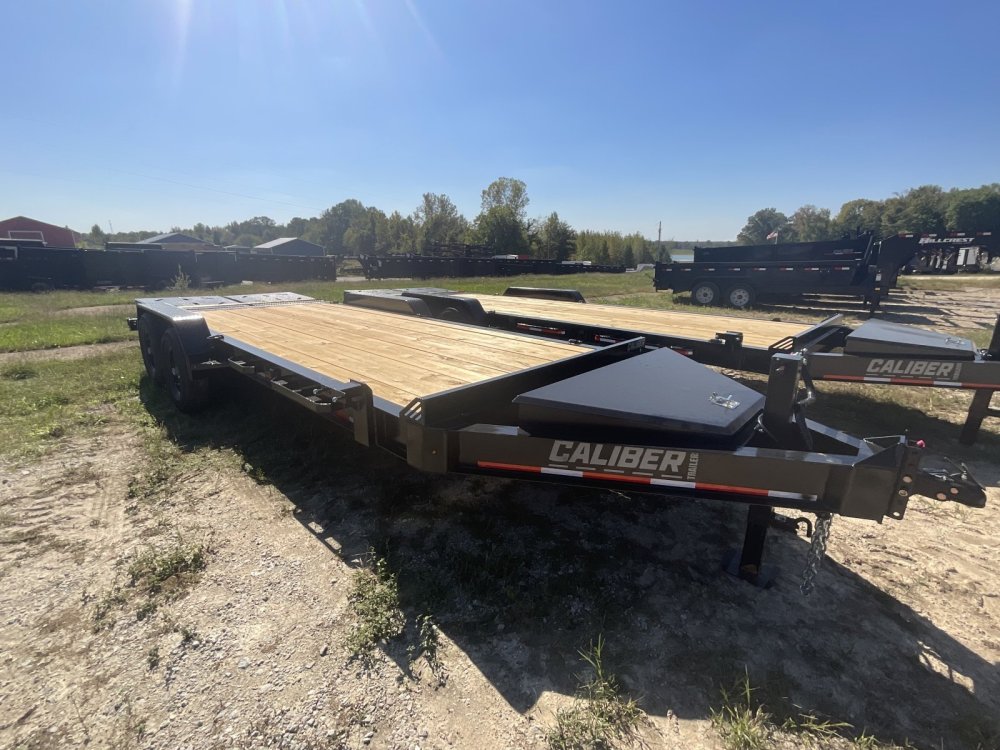 83"x20' Caliber Equipment Trailers Stand Up Ramps 14k