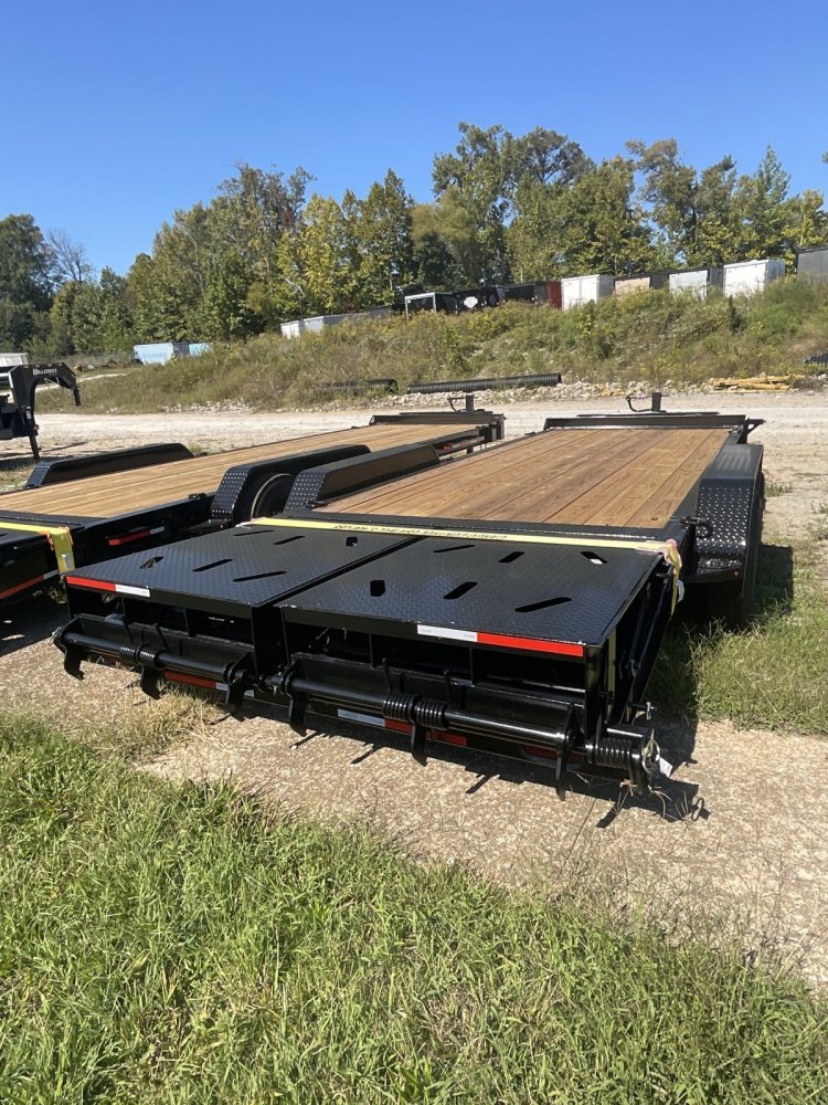 83"x20' Caliber Equipment Trailers Stand Up Ramps 14k