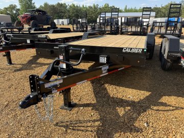 83"x20' Caliber Equipment Trailers Stand Up Ramps 14k