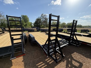 83"x20' Caliber Equipment Trailers Stand Up Ramps 14k