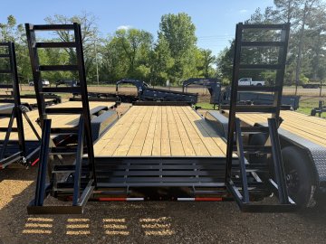83"x20' Caliber Equipment Trailers Stand Up Ramps 14k